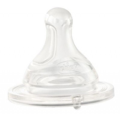 Comprar TETINA SILICONA CHICCO PHYSIO 6M+ FLUJO MEDIO 2 U al mejor precio en NuestraFarma, tu farmacia online