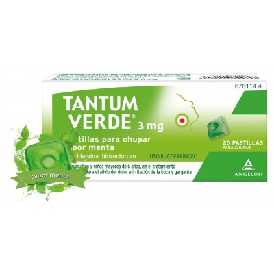 Comprar JUANOLGAR 3 mg 20 PASTILLAS PARA CHUPAR (SABOR MENTA) al mejor precio en NuestraFarma, tu farmacia online