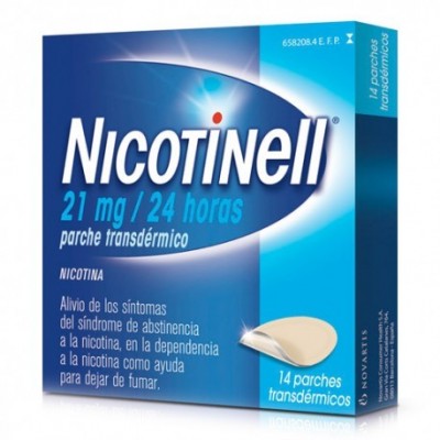 Comprar NICOTINELL 21 mg/24 h 14 PARCHES TRANSDERMICOS 52,5 mg al mejor precio en NuestraFarma, tu farmacia online