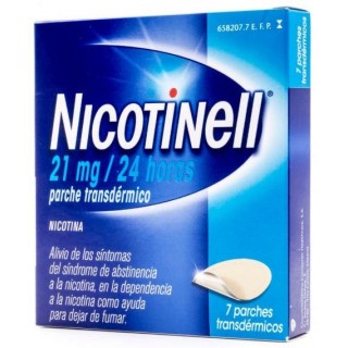 NICOTINELL 21 mg/24 h 7 PARCHES TRANSDERMICOS 52,5 mg