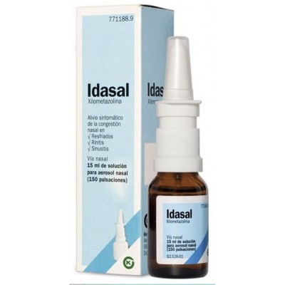 Comprar IDASAL 1 mg/ml SOLUCION PARA PULVERIZACION NASAL 1 FRASCO 15 ml al mejor precio en NuestraFarma, tu farmacia online