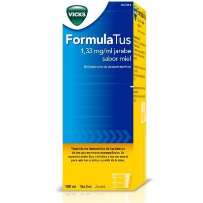 Comprar FORMULATUS 1,33 mg/ml JARABE 1 FRASCO 180 ml (SABOR MIEL) al mejor precio en NuestraFarma, tu farmacia online
