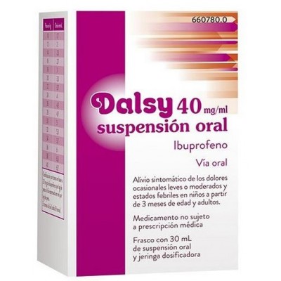 Comprar DALSY 40 mg/ml SUSPENSION ORAL 1 FRASCO 30 ml al mejor precio en NuestraFarma, tu farmacia online