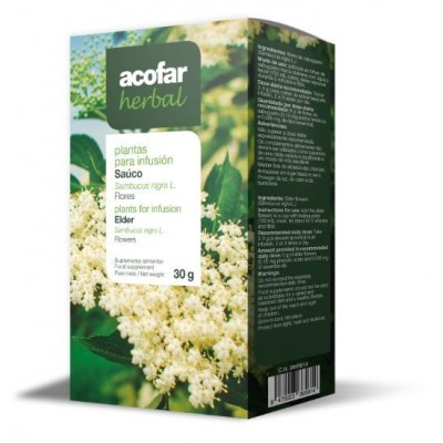 Comprar ACOFARHERBAL SAUCO FLOR 30 G al mejor precio en NuestraFarma, tu farmacia online