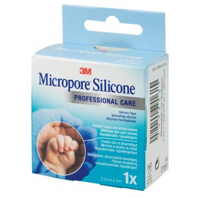 Comprar ESPARADRAPO SILICONA 3M MICROPORE ROLLO 5 M X 2.5 CM al mejor precio en NuestraFarma, tu farmacia online