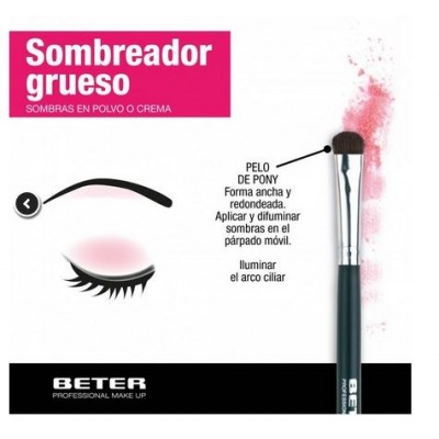 Comprar BETER PINCEL SOMBREADOR GRUESO PELO PONY 16 CM al mejor precio en NuestraFarma, tu farmacia online