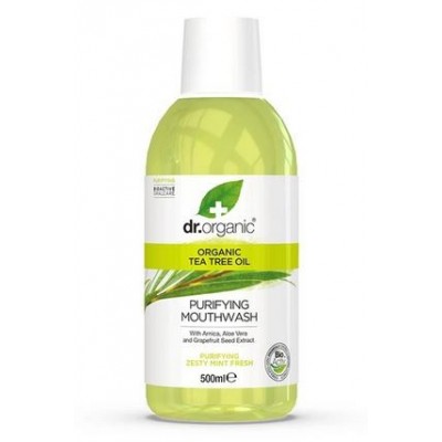 Comprar DR ORGANIC ARBOL DE TE ENJUAGUE BUCAL 500 ML al mejor precio en NuestraFarma, tu farmacia online
