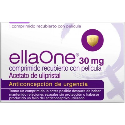 Comprar ELLAONE 30 MG 1 COMPRIMIDO RECUBIERTO al mejor precio en NuestraFarma, tu farmacia online