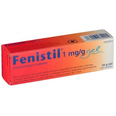 Comprar FENISTIL 1 mg/g GEL CUTANEO 1 TUBO 50 g al mejor precio en NuestraFarma, tu farmacia online