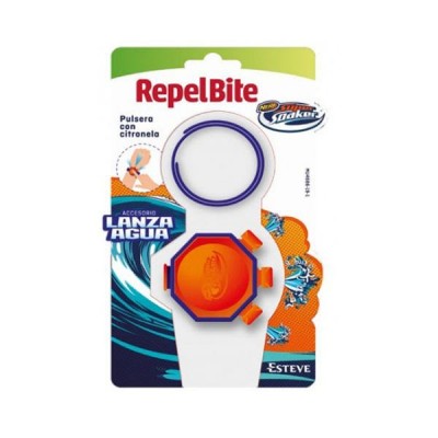 Comprar REPELBITE PULSERA AROMATICA CITRONELA CON ACCESORIO NERF SUPER SOOKER 1 U al mejor precio en NuestraFarma, tu farmacia online