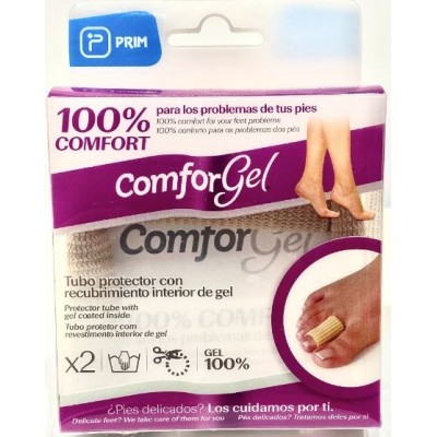 Comprar COMFORGEL TUBO PROTECTOR DEDOS RECUBRIMIENTO INTERIOR GEL 2 U al mejor precio en NuestraFarma, tu farmacia online