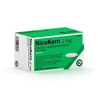NICOKERN 2 mg 108 CHICLES MEDICAMENTOSOS (SABOR MENTA)