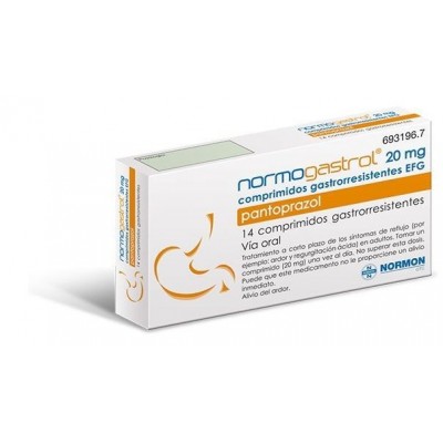 Comprar NORMOGASTROL EFG 20 MG 14 COMPRIMIDOS GASTRORRESISTENTES al mejor precio en NuestraFarma, tu farmacia online