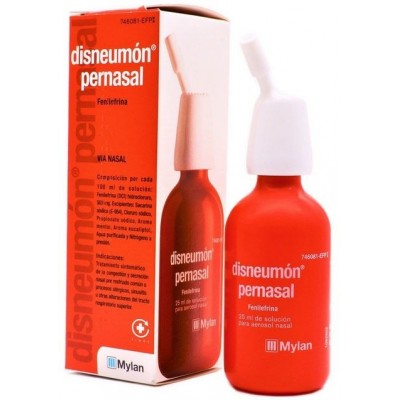 Comprar DISNEUMON PERNASAL 5 mg/ml SOLUCION PARA PULVERIZACION NASAL 1 ENVASE 25 ml al mejor precio en NuestraFarma, tu farmacia online