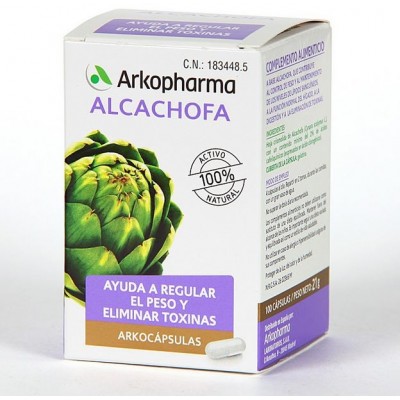 Comprar ARKOCAPSULAS ALCACHOFA BIO 80 CAPSULAS al mejor precio en NuestraFarma, tu farmacia online