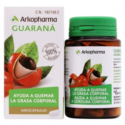 Comprar ARKOCAPSULAS GUARANA 45 CAPSULAS al mejor precio en NuestraFarma, tu farmacia online
