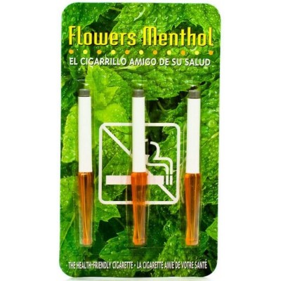 Comprar FLOWERS CIGARRILLOS MENTHOL 2 PIEZAS 3 UNIDADES al mejor precio en NuestraFarma, tu farmacia online