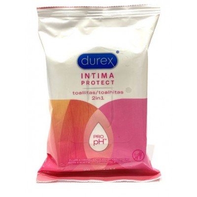 Comprar DUREX INTIMA TOALLITAS 20 UNIDADES al mejor precio en NuestraFarma, tu farmacia online