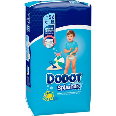Comprar DODOT SPLASHERS TALLA 5-6 (+14 KG) 10 UNIDADES al mejor precio en NuestraFarma, tu farmacia online