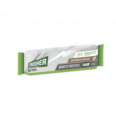 Comprar FINISHER BARRITAS PROTEICAS CHOCOLATE CON LECHE 20 BARRITAS al mejor precio en NuestraFarma, tu farmacia online