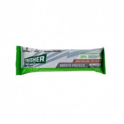 Comprar FINISHER BARRITAS PROTEICAS CHOCOLATE Y AVELLANA CON L-CARNITINA 20 BARRITAS al mejor precio en NuestraFarma, tu farmacia online