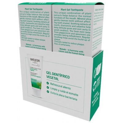 Comprar WELEDA GEL DENTIFRICO VEGETAL 75 ML DUPLO al mejor precio en NuestraFarma, tu farmacia online