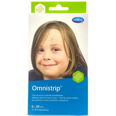 Comprar OMNISTRIP SUTURA CUTANEA ESTERIL 6 MM X 38 MM 2U al mejor precio en NuestraFarma, tu farmacia online