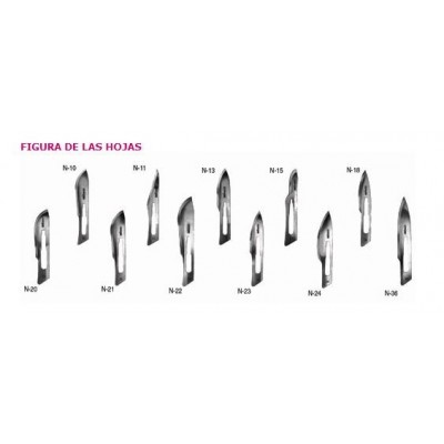 Comprar BISTURI COMPLETO CORYSAN ESTERIL N 22 10 UNIDADES al mejor precio en NuestraFarma, tu farmacia online