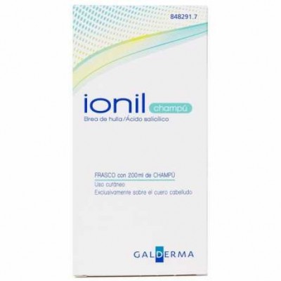 Comprar IONIL 20 mg/ml + 42,5 mg/ml CHAMPU MEDICINAL 1 FRASCO 200 ml al mejor precio en NuestraFarma, tu farmacia online