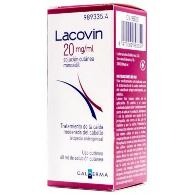 Comprar LACOVIN 20 MG/ML SOLUCION CUTANEA 1 FRASCO 60 ML al mejor precio en NuestraFarma, tu farmacia online