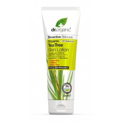 Comprar DR ORGANIC ARBOL DE TE LOCION CORPORAL 200 ML al mejor precio en NuestraFarma, tu farmacia online