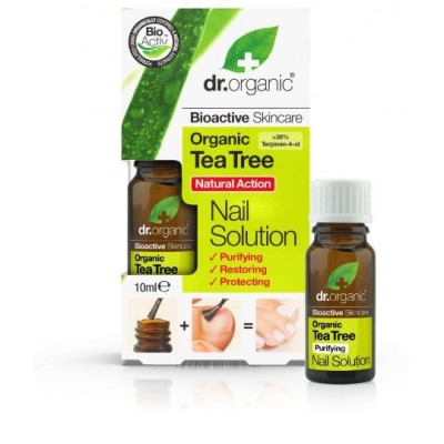 Comprar DR ORGANIC ARBOL DE TE SOLUCION PARA UÑAS 10 ML al mejor precio en NuestraFarma, tu farmacia online
