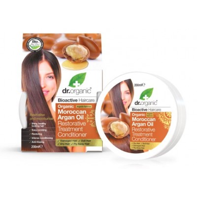 Comprar DR ORGANIC ACEITE DE ARGAN MASCARILLA ACONDICIONADORA CAPILAR 200 ML al mejor precio en NuestraFarma, tu farmacia online
