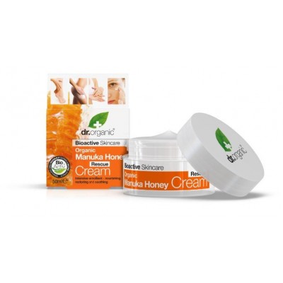 Comprar DR ORGANIC MIEL DE MANUKA CREMA RESCATE 50 ML al mejor precio en NuestraFarma, tu farmacia online