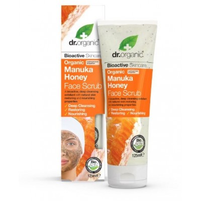 Comprar DR ORGANIC MIEL DE MANUKA EXFOLIANTE FACIAL 125 ML al mejor precio en NuestraFarma, tu farmacia online