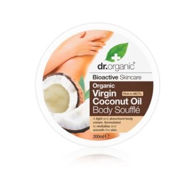 Comprar DR ORGANIC ACEITE DE COCO CREMA SUFLE CORPORAL 200 ML al mejor precio en NuestraFarma, tu farmacia online