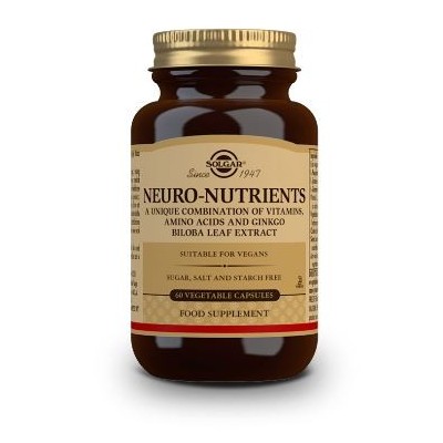 Comprar SOLGAR NEURO NUTRIENTES 60 CAPSULAS VEGETALES al mejor precio en NuestraFarma, tu farmacia online