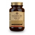 SOLGAR VITAMINA D3 1000 UI (25 MCG) 100 COMPRIMIDOS MASTICABLES