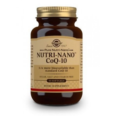 Comprar SOLGAR NUTRI-NANO COENZIMA Q10 - 50 CAPSULAS BLANDAS al mejor precio en NuestraFarma, tu farmacia online