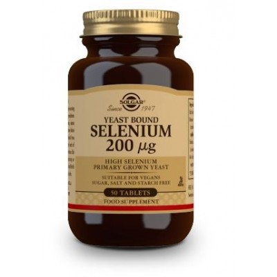 Comprar SOLGAR SELENIO EN LEVADURA 200MCG 50 COMPRIMIDOS al mejor precio en NuestraFarma, tu farmacia online