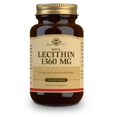 Comprar SOLGAR LECITINA 1360MG 100 CAPSULAS BLANDAS al mejor precio en NuestraFarma, tu farmacia online