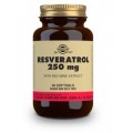 SOLGAR RESVERATROL 250MG CON EXTRACTO DE VINO TINTO 30 CAPSULAS BLANDAS