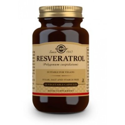 Comprar SOLGAR RESVERATROL 100 MG 60 CAPSULAS VEGETALES al mejor precio en NuestraFarma, tu farmacia online