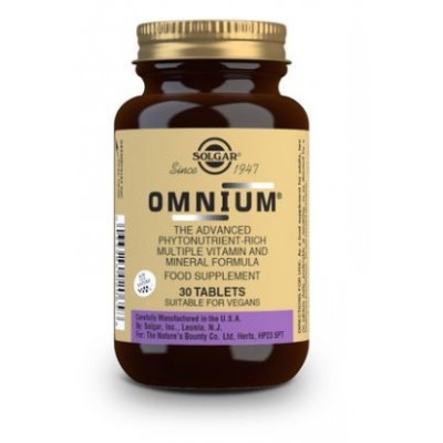 Comprar SOLGAR OMNIUM 30 COMPRIMIDOS al mejor precio en NuestraFarma, tu farmacia online