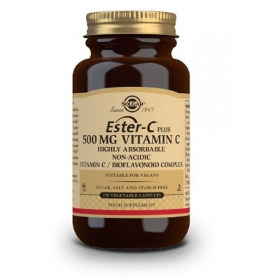 Comprar SOLGAR ESTER-C PLUS VITAMINA C 500 MG 250 CAPSULAS VEGETALES al mejor precio en NuestraFarma, tu farmacia online