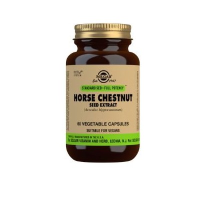 Comprar SOLGAR CASTAÑO DE INDIAS EXTRACTO DE SEMILLA 60 CAPSULAS VEGETALES al mejor precio en NuestraFarma, tu farmacia online