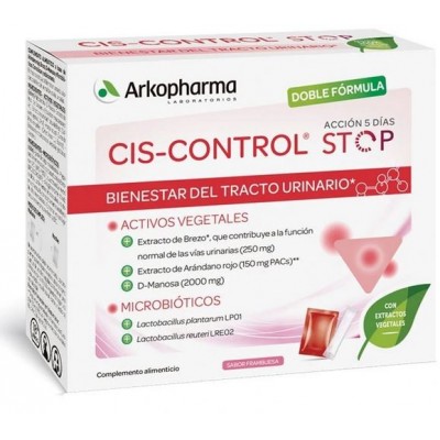 Comprar CIS CONTROL STOP 15 SOBRES (10 SOBRES 4 G + 5 STICKS 1.5 G) al mejor precio en NuestraFarma, tu farmacia online