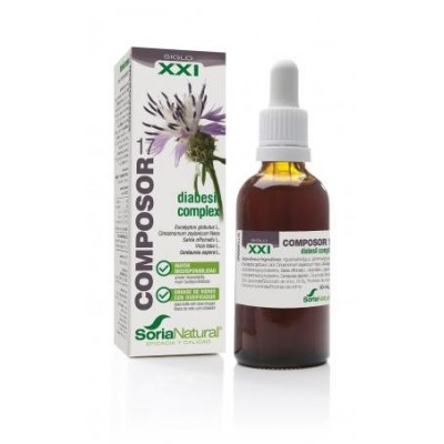 Comprar COMPOSOR 17 DIABESIL COMPLEX SORIA NATURAL 50 ML al mejor precio en NuestraFarma, tu farmacia online