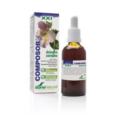 Comprar COMPOSOR 20 DOLOGEN COMPLEX SORIA NATURAL 50 ML al mejor precio en NuestraFarma, tu farmacia online