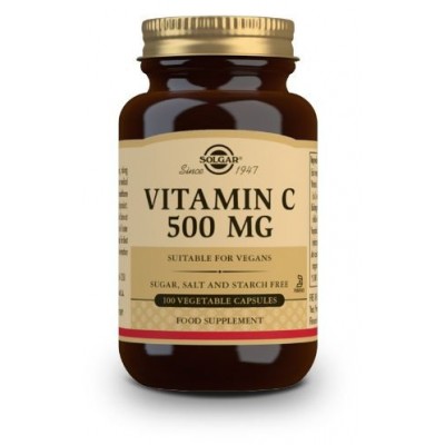 Comprar SOLGAR VITAMINA C 500MG 100 CAPSULAS VEGETALES al mejor precio en NuestraFarma, tu farmacia online